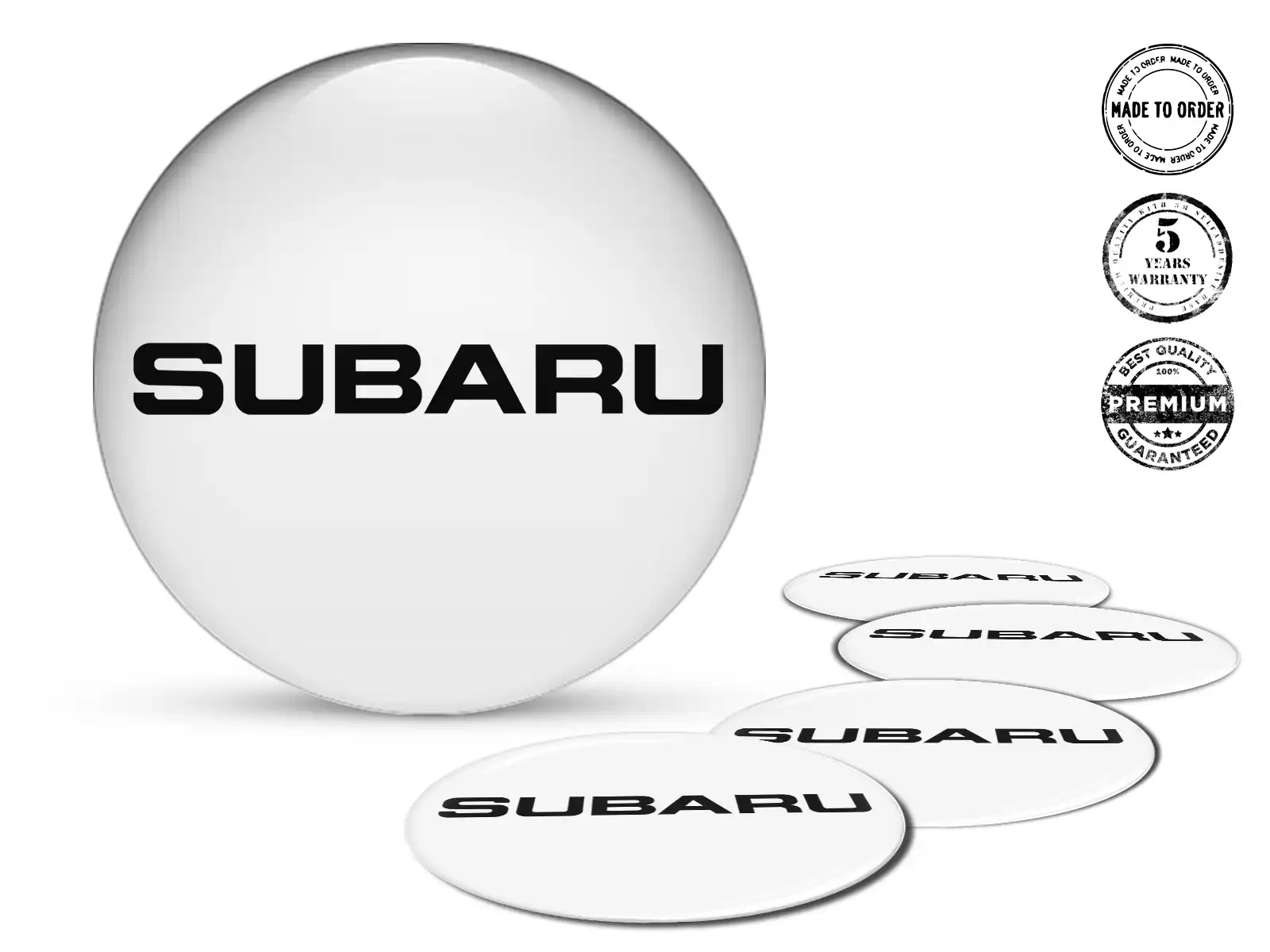 Subaru Aufkleber Dome Edition Individuelle Harzplaketten